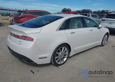 2016 Lincoln Mkz Hybrid из США, поврежденный, VIN 3LN6L2LU7GR632012